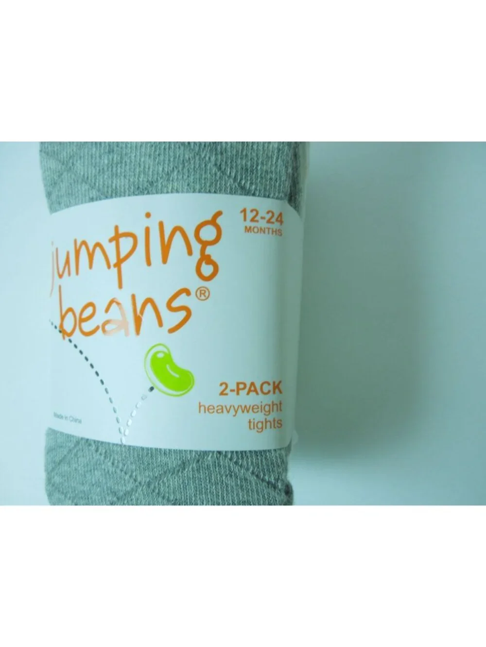 Infant Toddler Girl Jumping Beans 2-Pack Heavyweight Tights Hosiery Size 12-24M